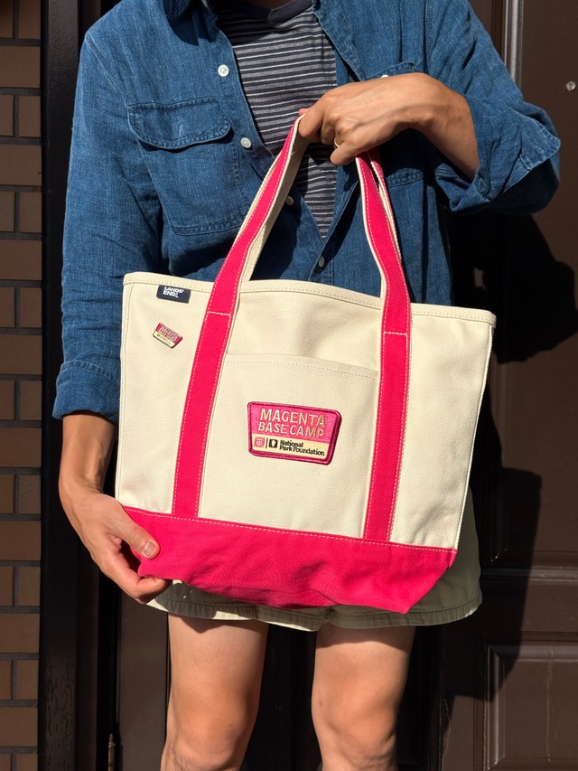 “LANDS’ END” × “National Park Foundation” Canvas Tote Bag