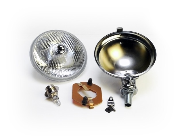 MM162-800 フォグランプ、5"、L576、LUCASタイプ、ステムマウント (レプリカ品)