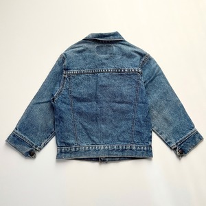 ＜VINTAGE＞Kids Levi's Denim Jacket 7Y (2610JK14)｜キッズ リーバイス ヴィンテージ デニムジャケット オレンジタブ