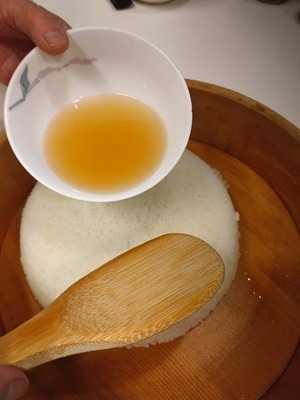 「ひな祭り」のちらし寿司用柿酢。