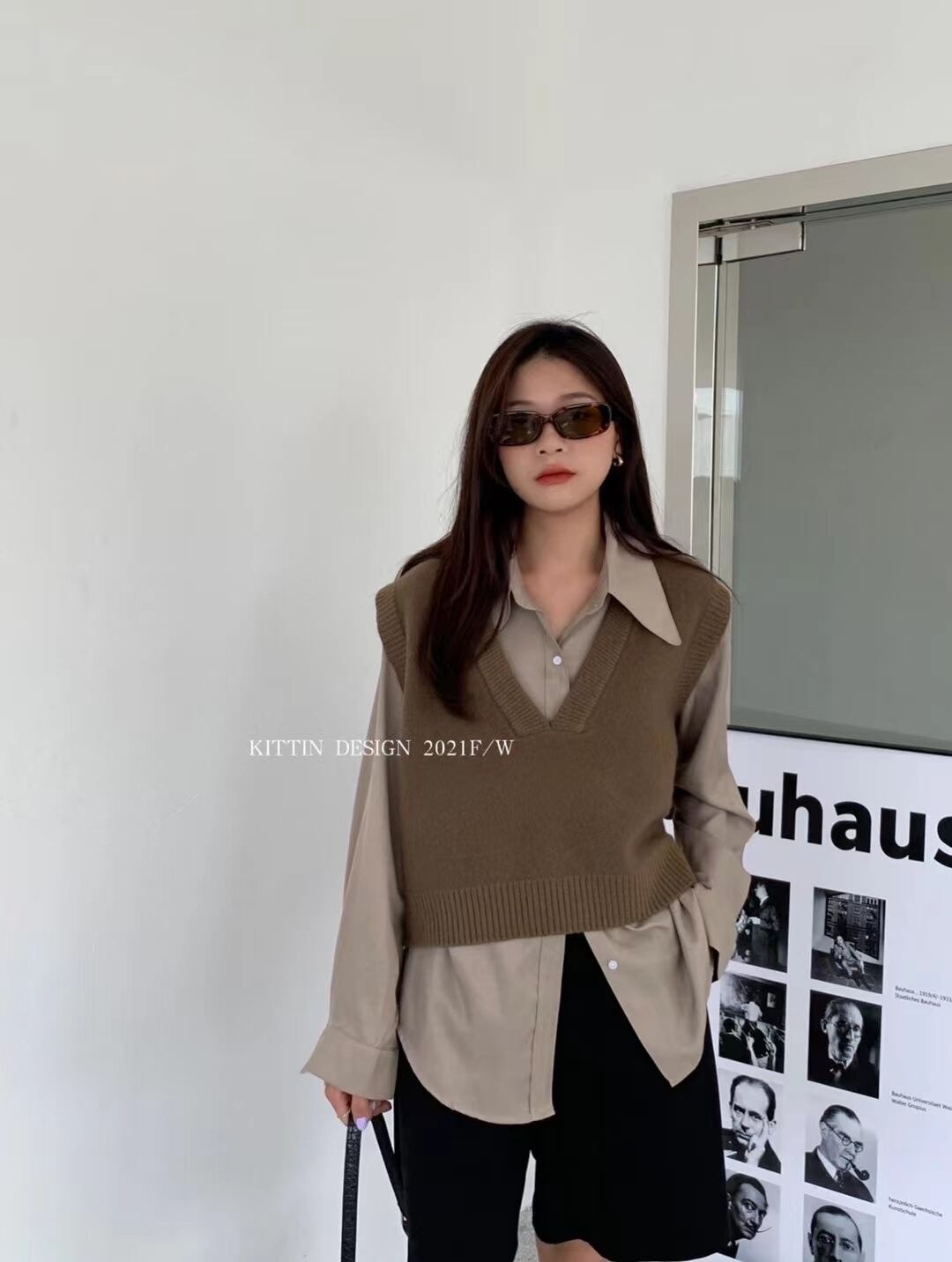 ニットベスト　AJ2085-768