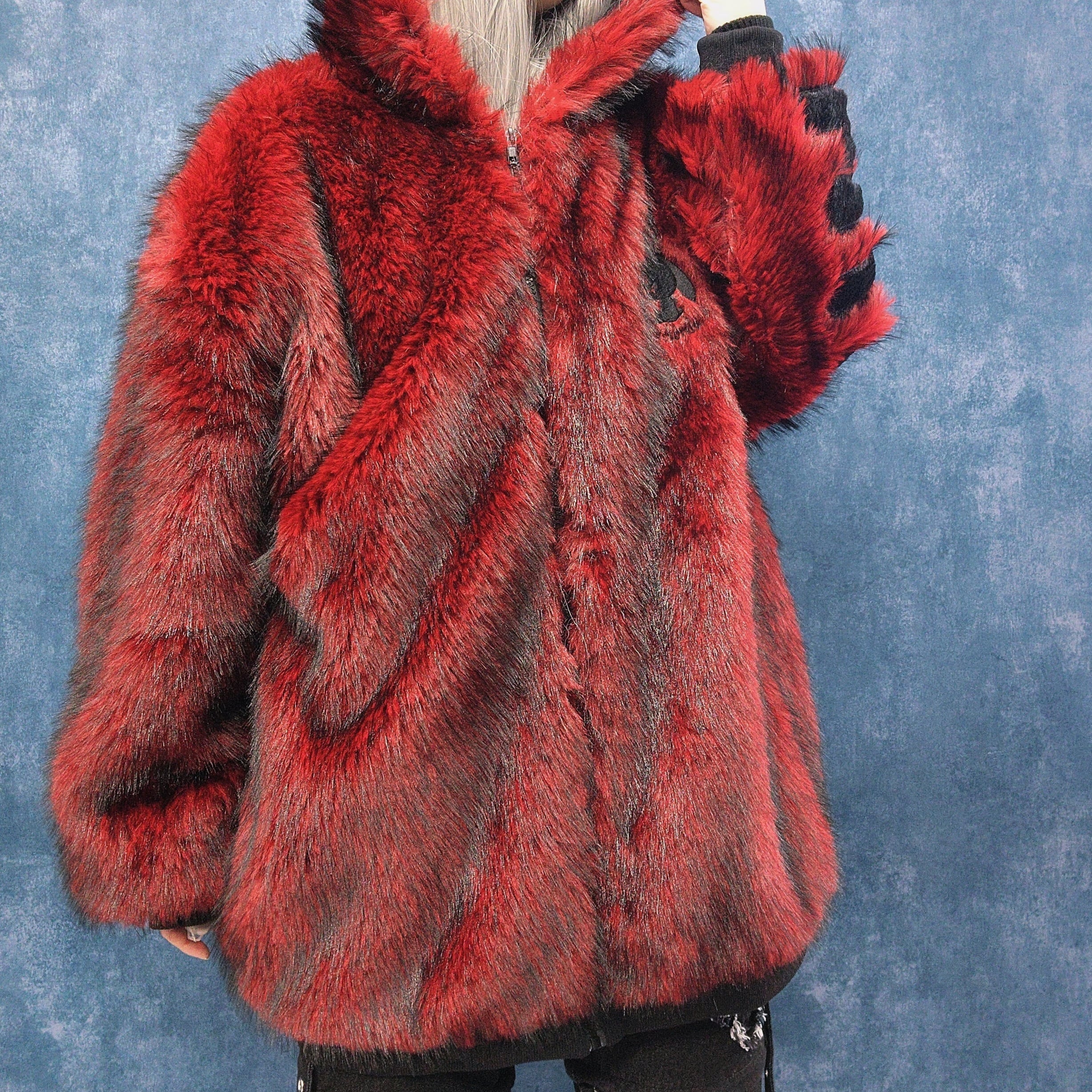 先着39点早い者勝ち半額新作セール》超ふわもこOVERSIZE BLOOD SHADOW