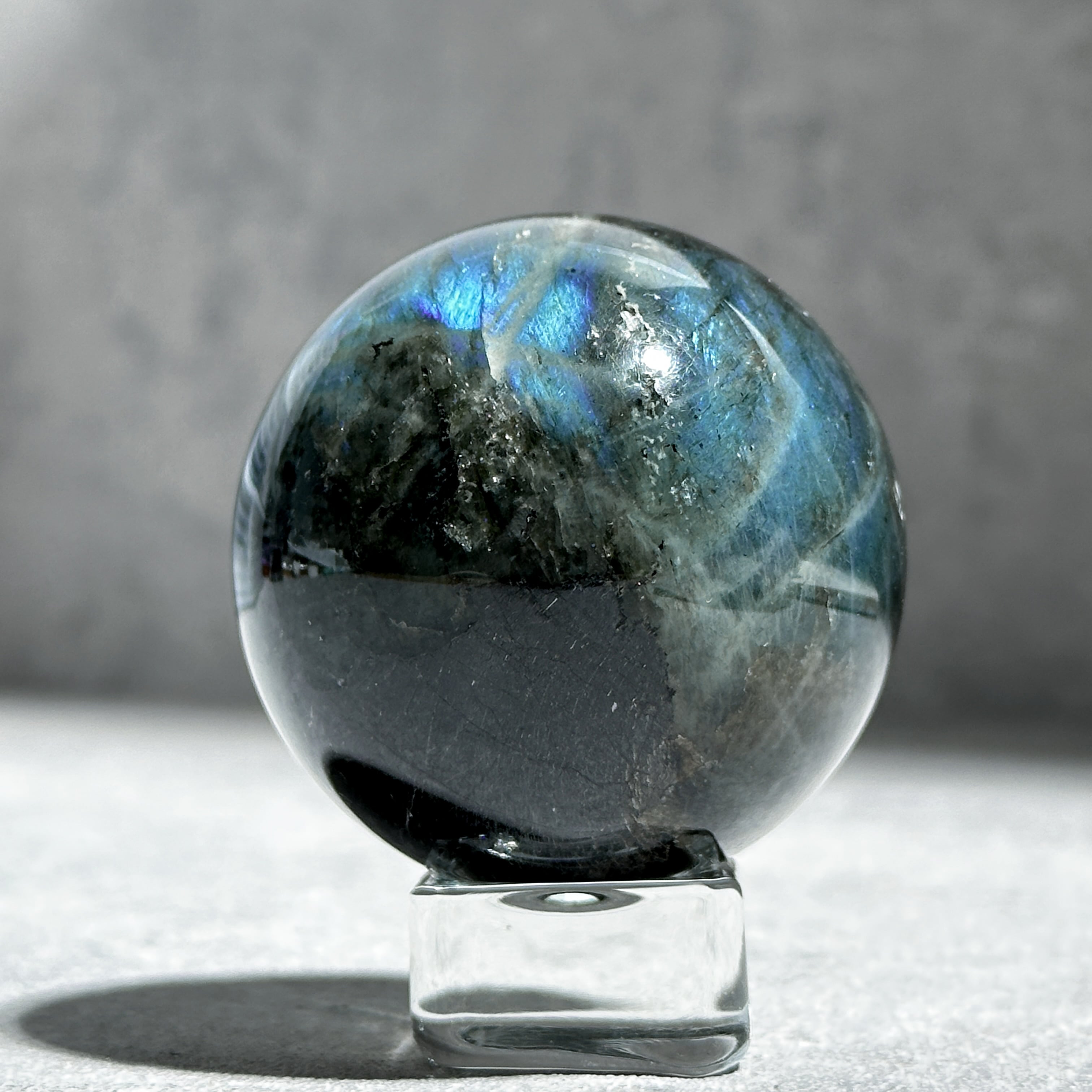 ラブラドライト スフィア 62◇ Labradorite ◇天然石・鉱物