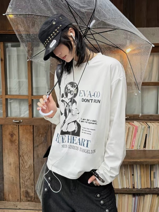 グラフィックルーズロングスリーブTシャツ / GRAPHIC LOOSE LONG SLEEVE T-SHIRT