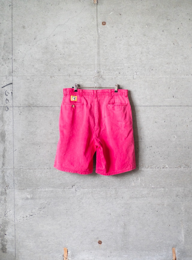 "Duck Head" 1990s Magenta chino shorts