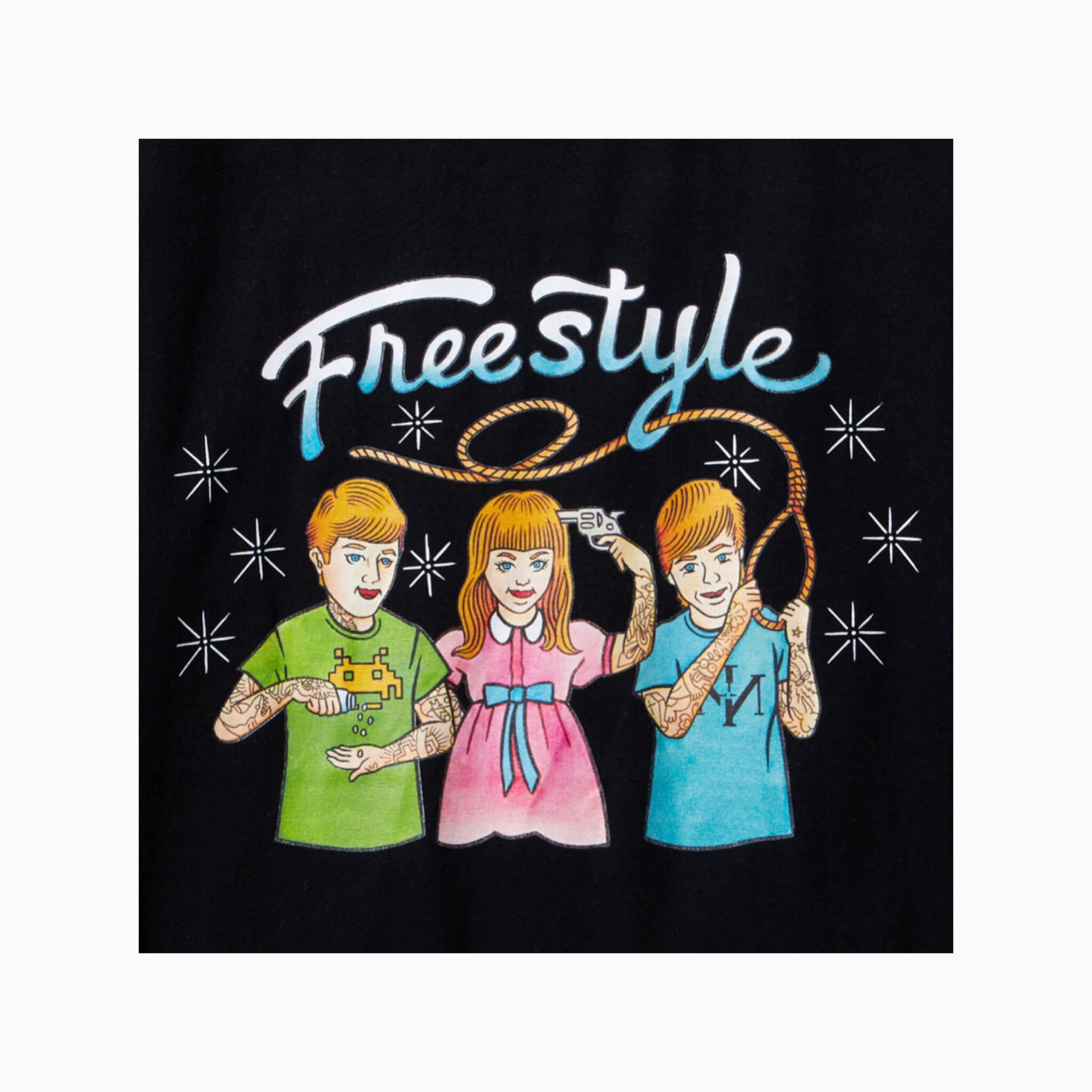 SOFTMACHINE】ソフトマシーンFREE STYLE T-SHIRTS (black) | JUNKBLUES