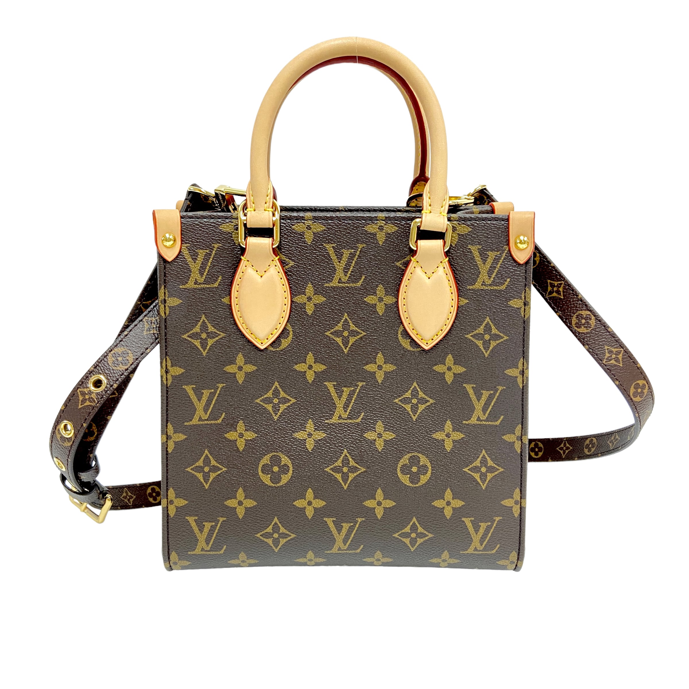 超美品 LOUIS VUITTON ハンドバッグ モノグラム サックプラメンズブランドWIS