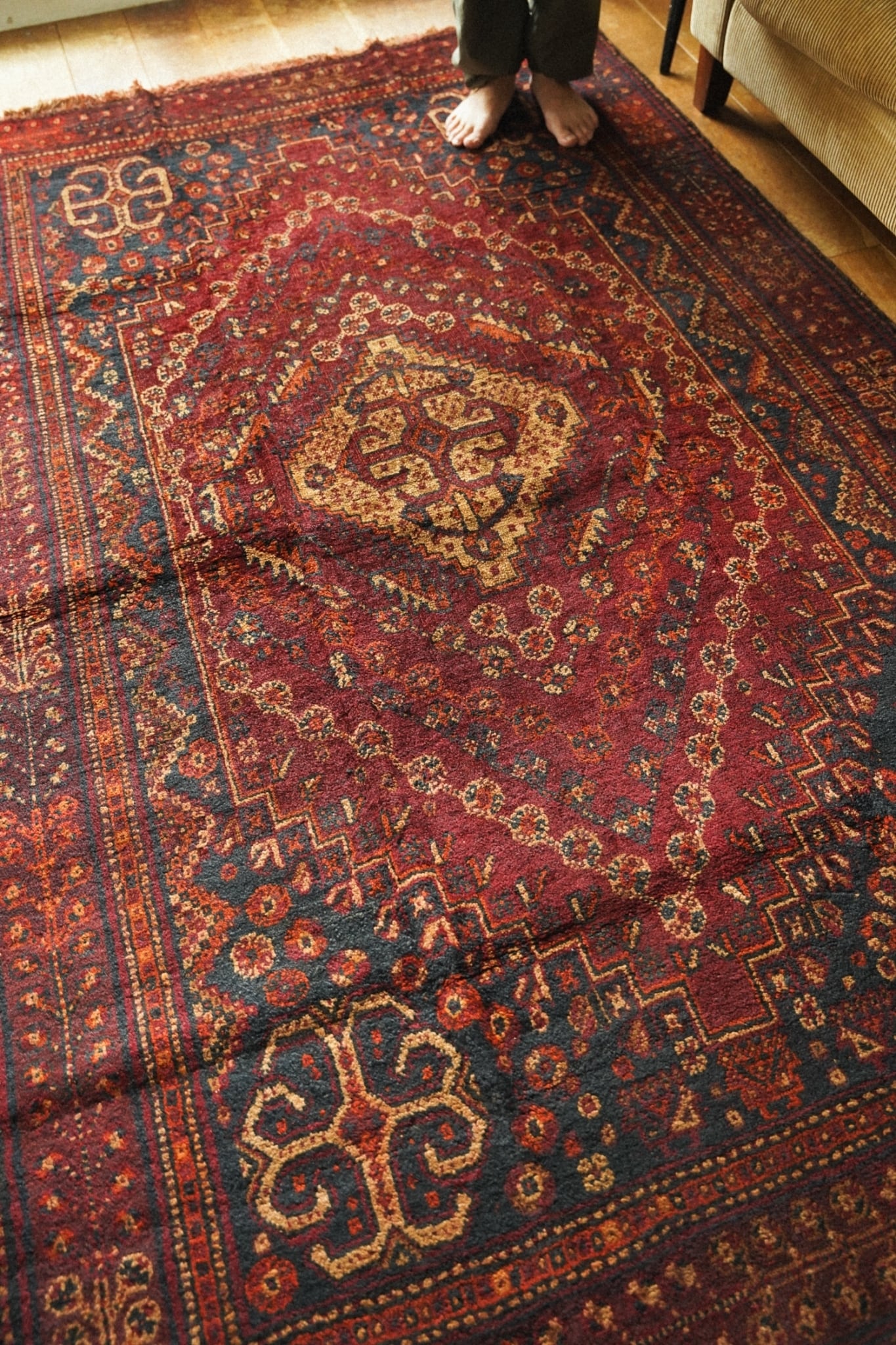 1312-Vintage Qashqai rug