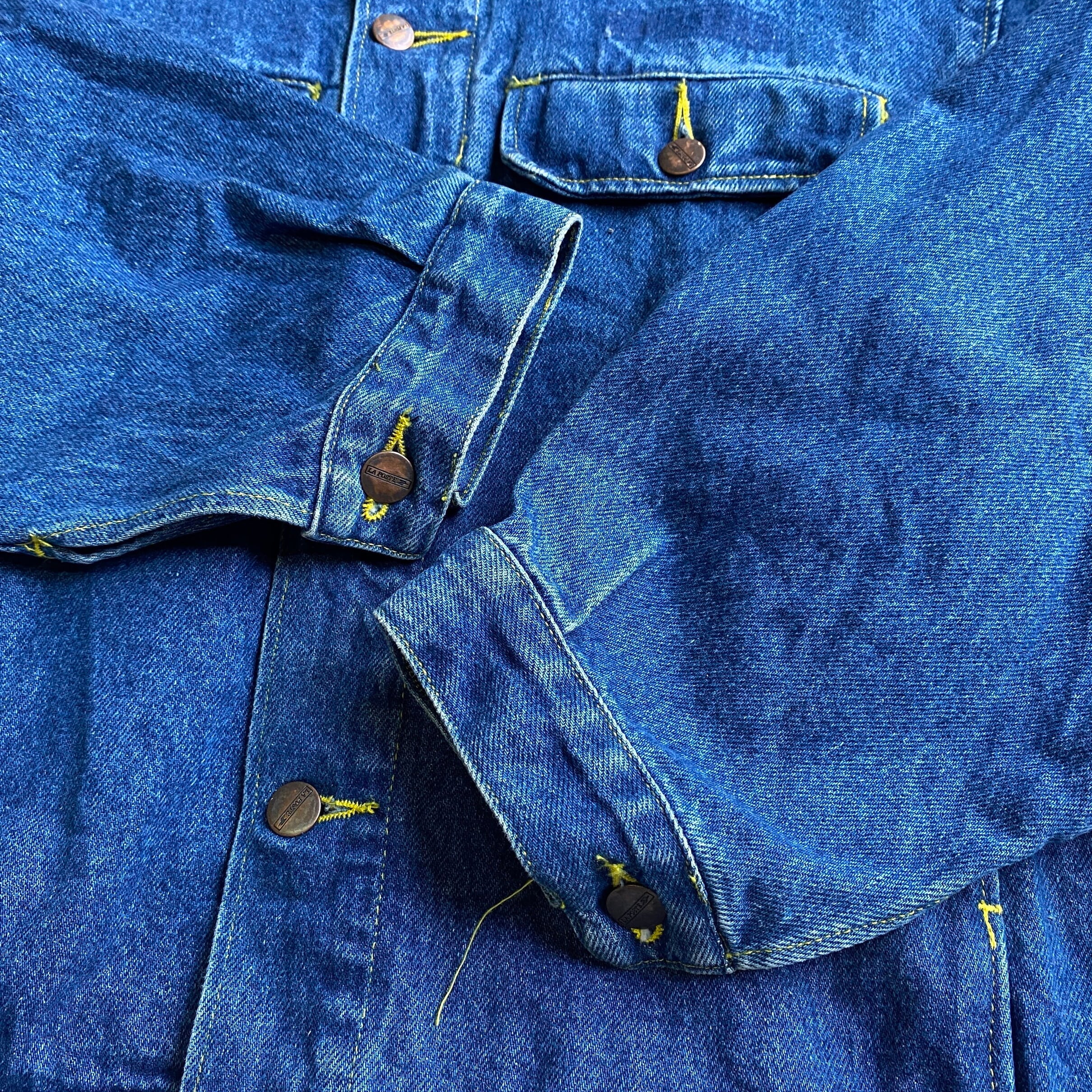 フランス郵政公社 ”LAPOSTE” フラップポケット デニムワークジャケット