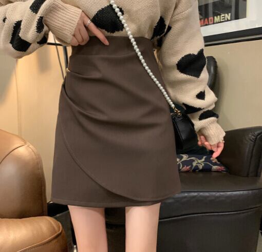 秋冬新作 ボトムス スカート ハイウェスト Aライン タイトスカート