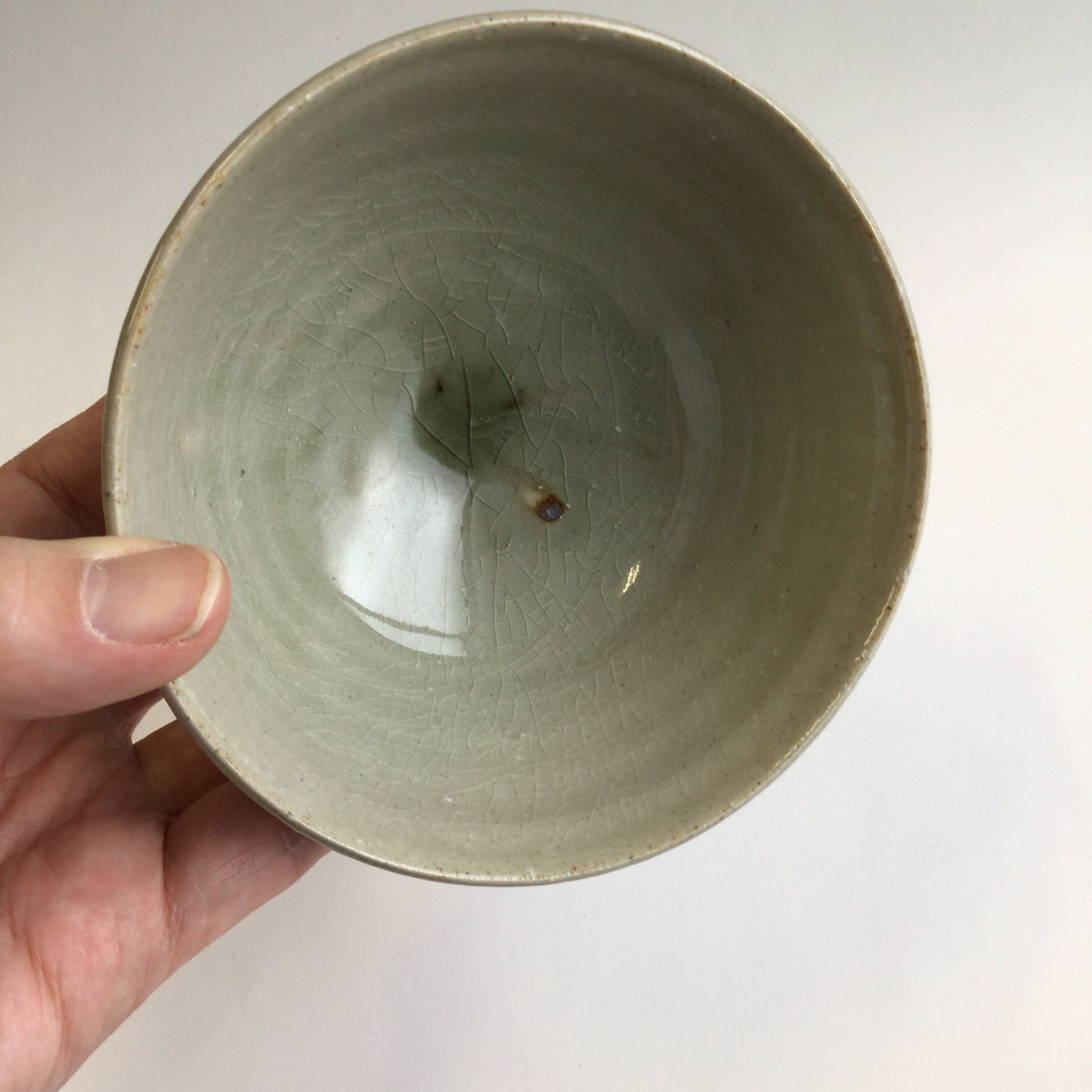 抹茶茶盌 松灰緑釉 井戸型 | （有）勝景庵