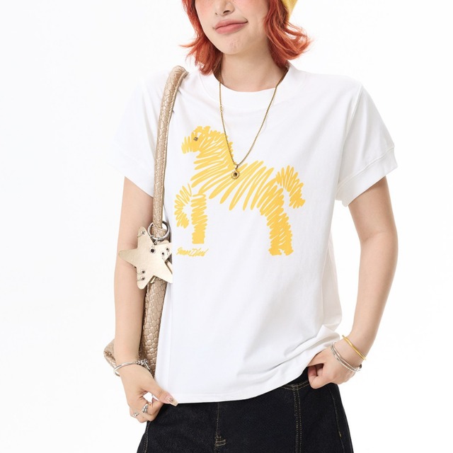 art horse short-sleeve tee　アートホース半袖ティー　J2051