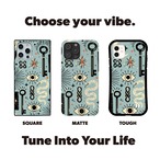 受注生産 iPhoneケース 鍵と目のタリスマン柄｜護符アート TALM037A