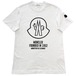 【 中古 】 モンクレール Moncler Tシャツ メンズ 半袖 ビッグロゴプリント S ホワイト ブラック H10918C00029