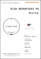 コロンビア　ELSA BENAVIDES　ゲイシャ