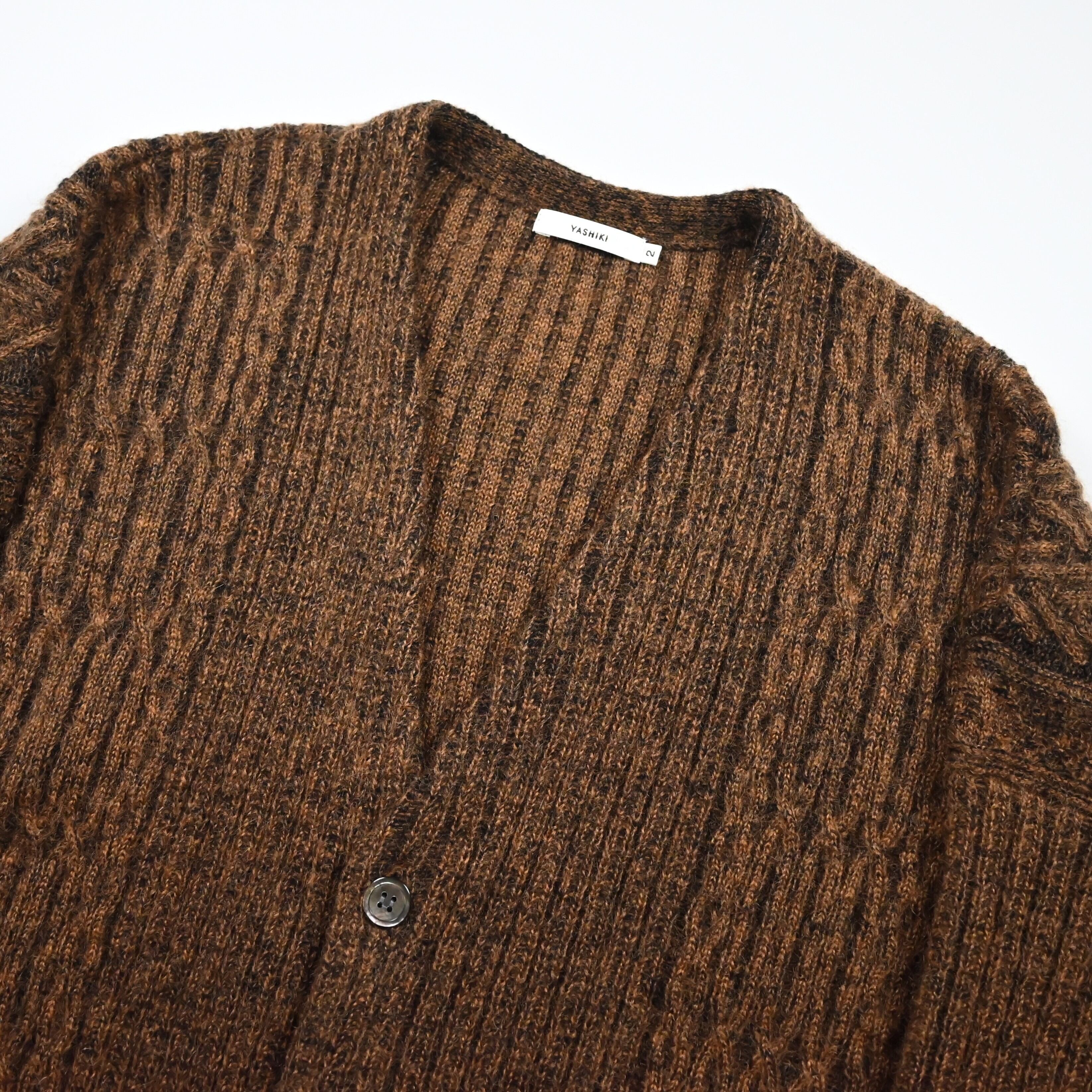 YASHIKI / Sekkei mohair Cardigan | GANKO