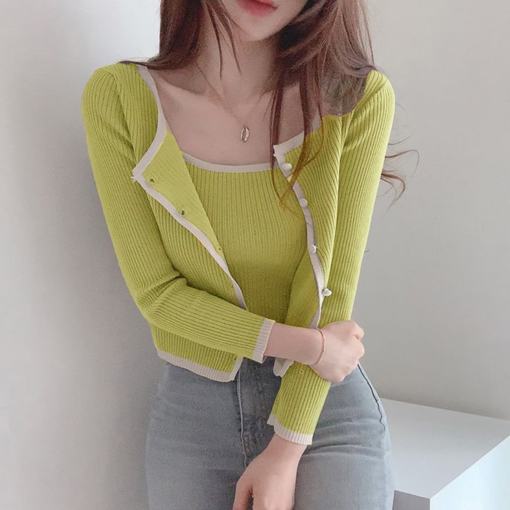 カーディガン キャミソール レディース トップス 2点セット おしゃれ きれいめ 大人 かわいい カジュアル アンサンブル 大人可愛い 大人女子