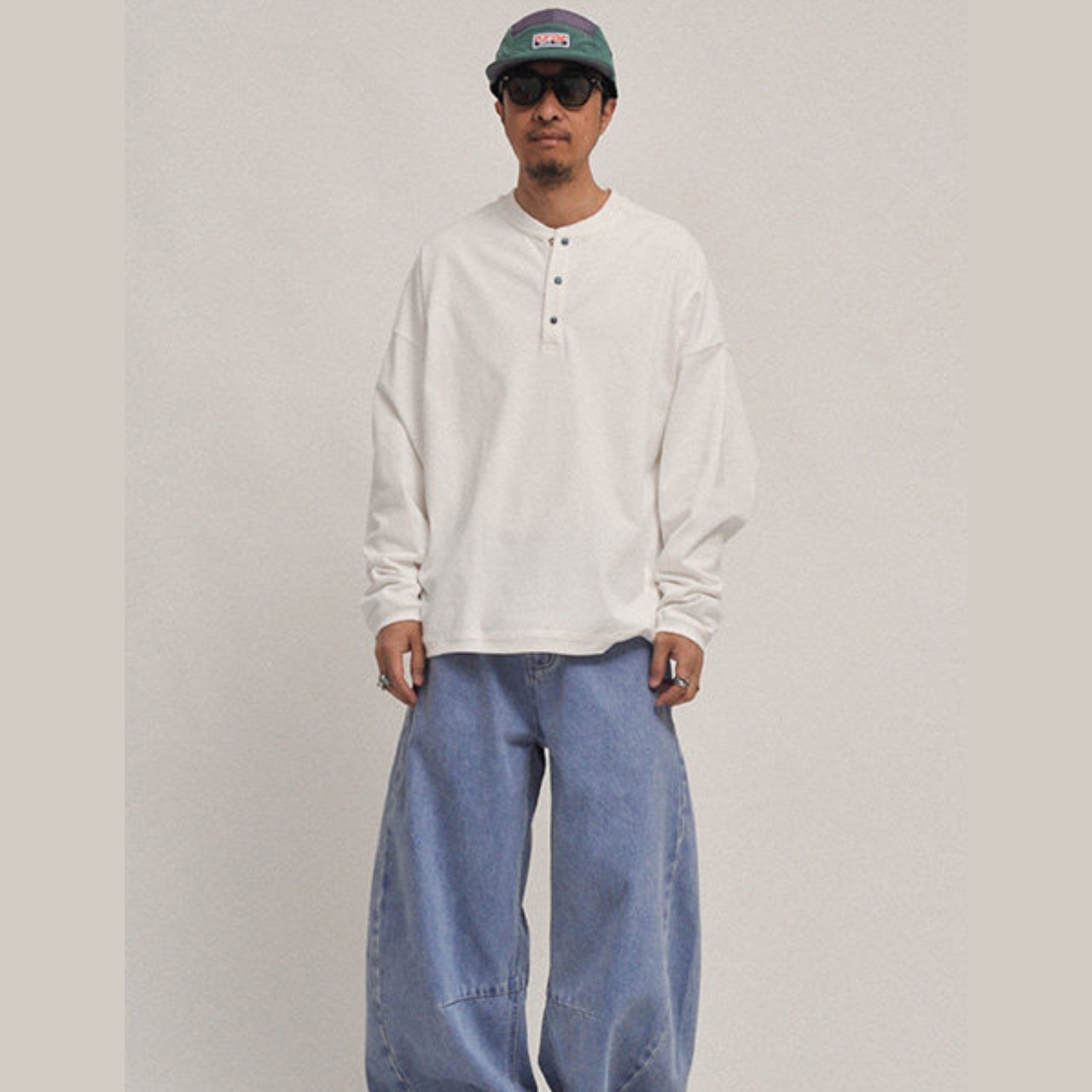 ヘビーウェイト・ヘンリーネック ロングスリーブT A2157 - 11