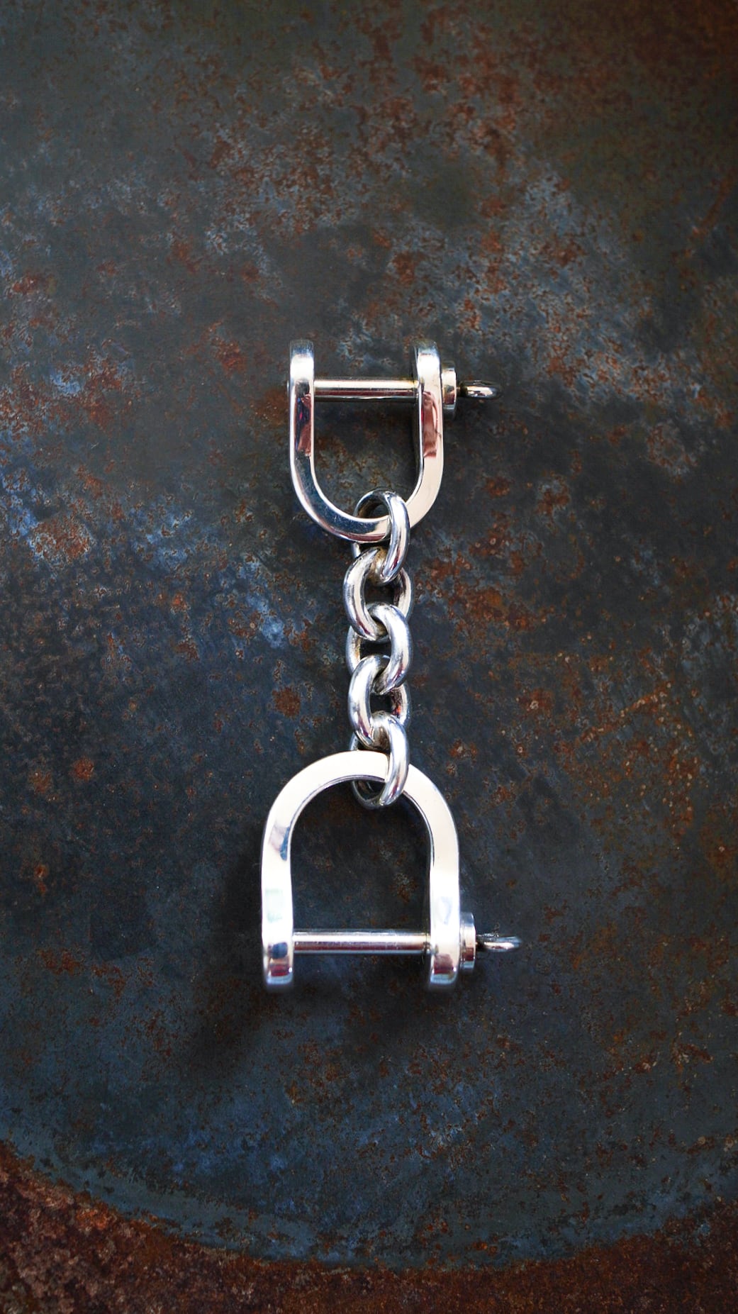 VINTAGE】TIFFANY&Co. ティファニー ダブル シャックル キーリング