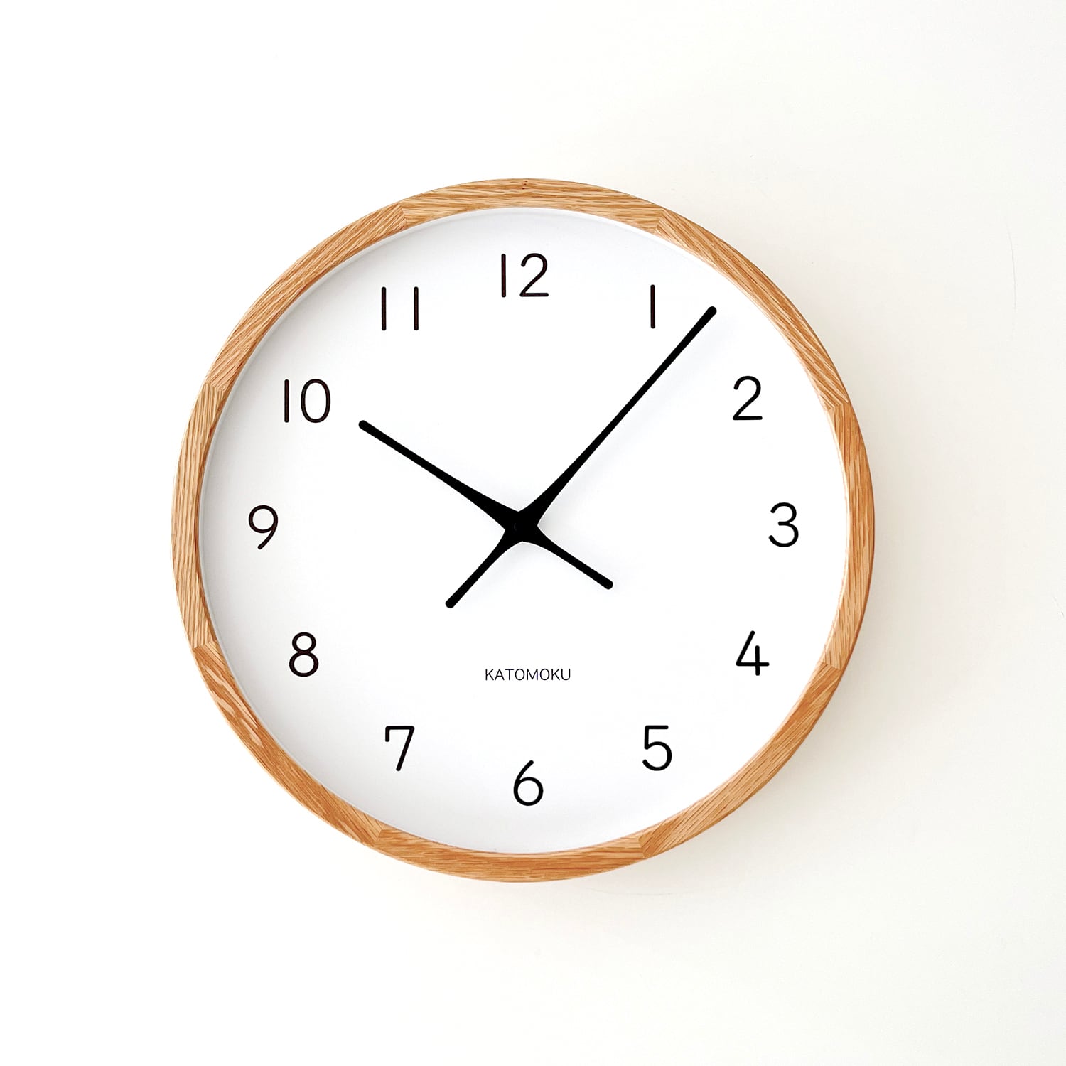 KATOMOKU muku clock 13 LL オーク km-139OA 掛け時計 | 加藤木工株式