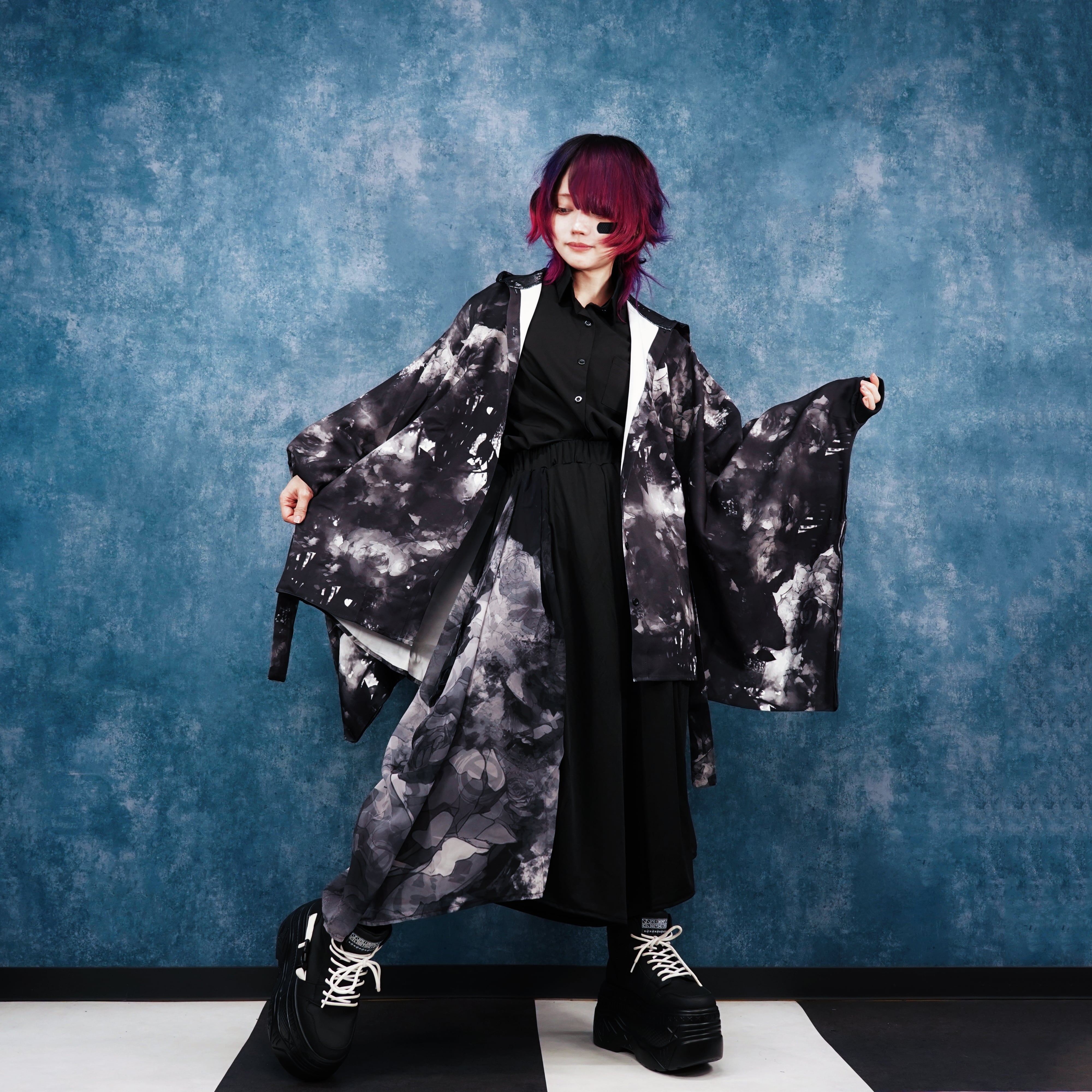 七分丈UNISEX WIDE PANTS【影薔薇フラップデザイン】 | NIER CLOTHING