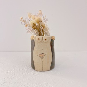 【Koyomi Yanagimoto】陶器／woman 花瓶①