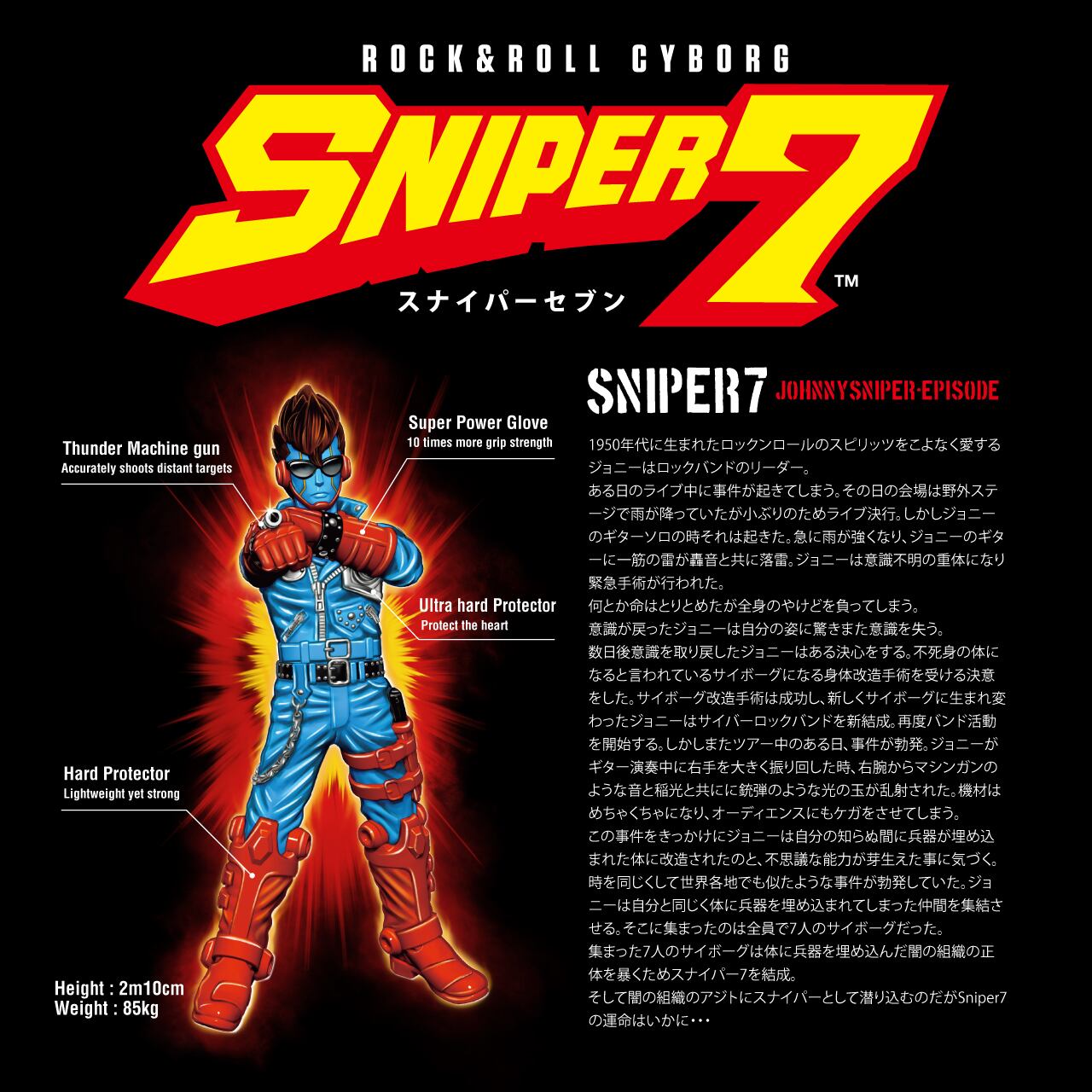 Sniper7 JOHNNY SNIPER (3Dプリント製） | Orange SKY DESIGN STORE