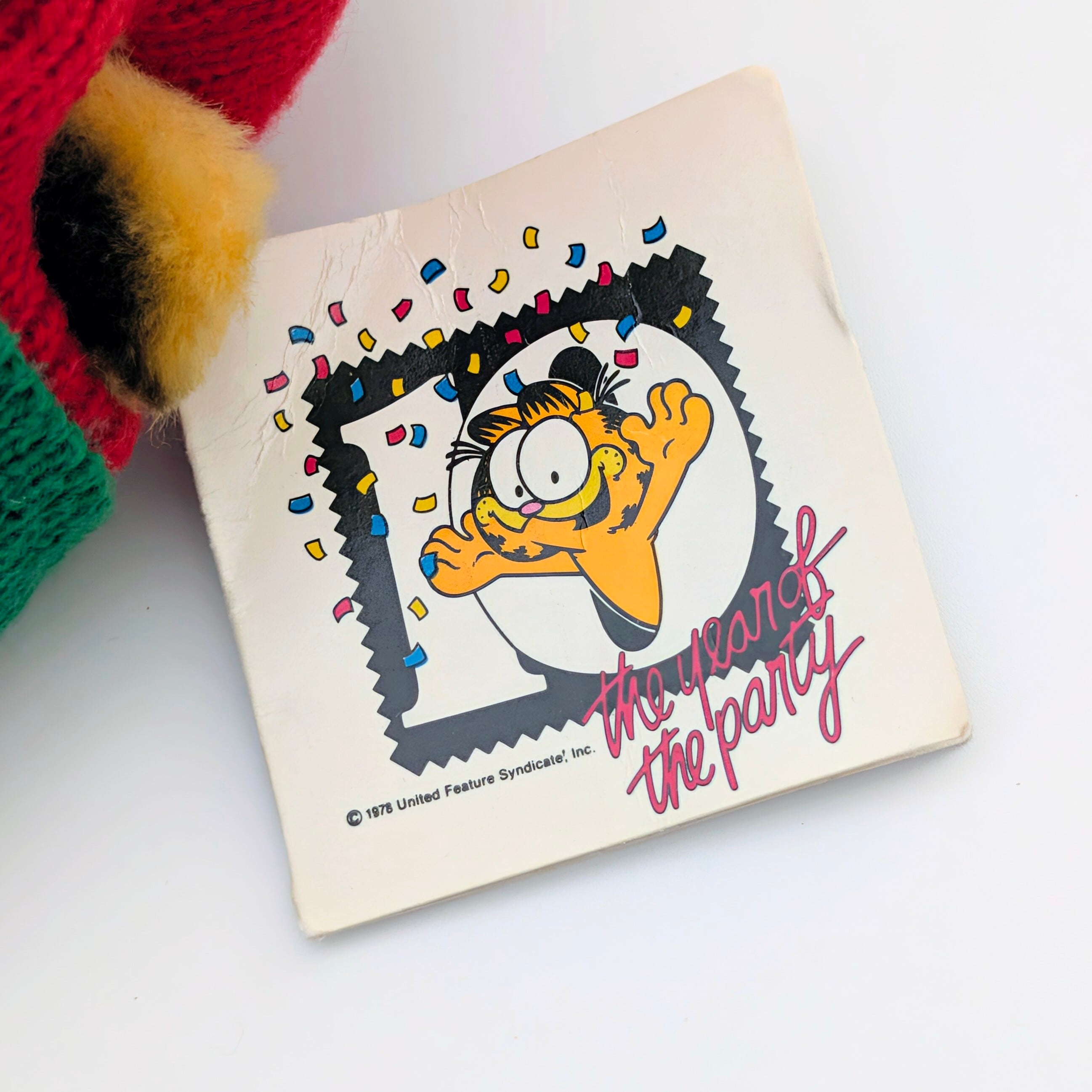 ☆ VINTAGE 1980年代初期 ☆【 Garfield ( ガーフィールド ) 】『 Garfield Skier スキーヤー 』ぬいぐるみ プラッシュ plush 1980年代年製 〚アメリカン雑貨 アメトイ〛