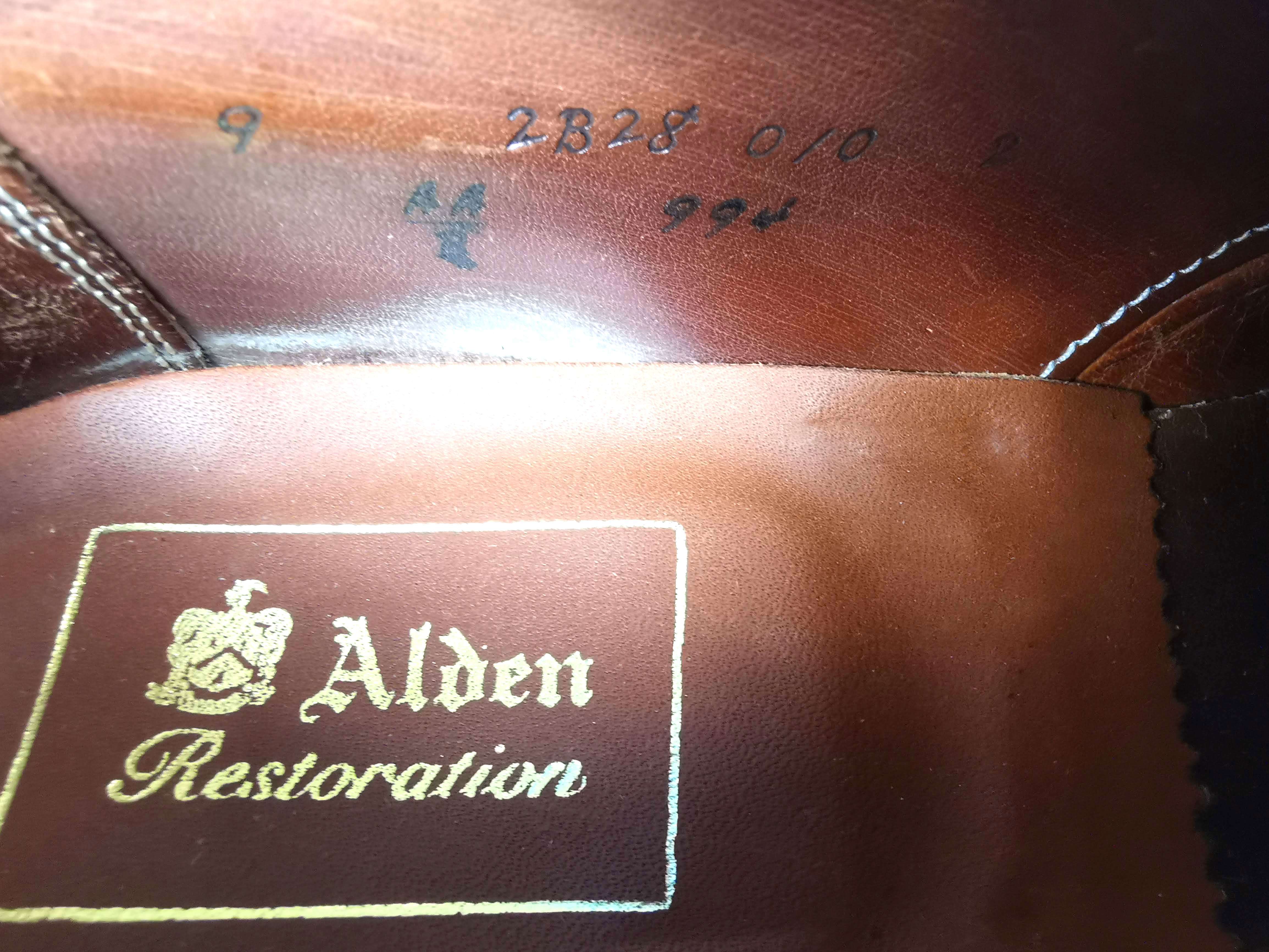 オールデン トラディショナルサドルシューズ 「994」 コードバン