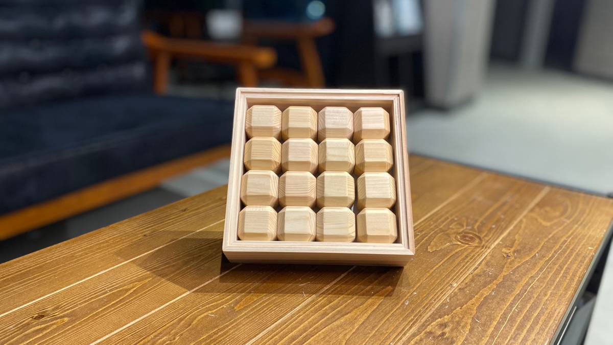 CUBE積み木16P （ノンオイル仕上げ） | Design Base