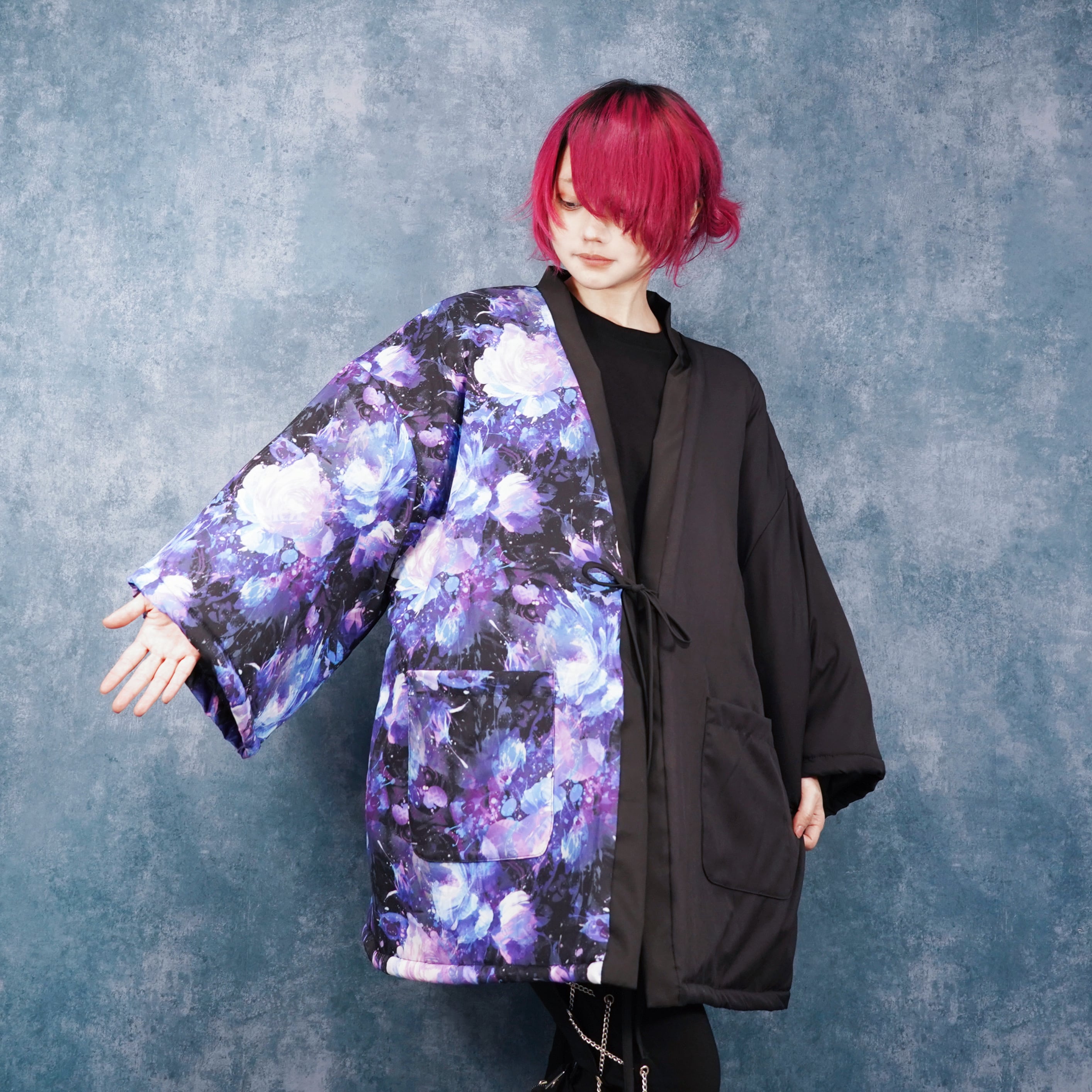 中綿入り半纏風OUTER【ROSE】 | NIER CLOTHING