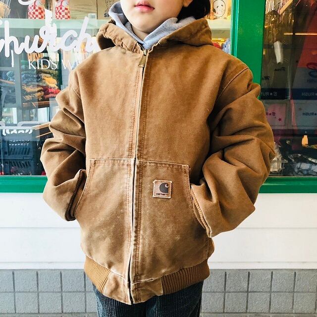 USED CARHARTT アクティブジャケット youth L 10/12Y USED CARHARTT アクティブジャケット youth L 10/12Y