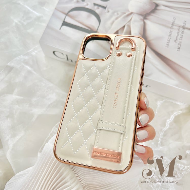 ⭐️iphone14pro max 携帯ケース スマホ ベルト付 キルティング 12/12pro/13/14/13promax / 14pro / 14promax】キルティング