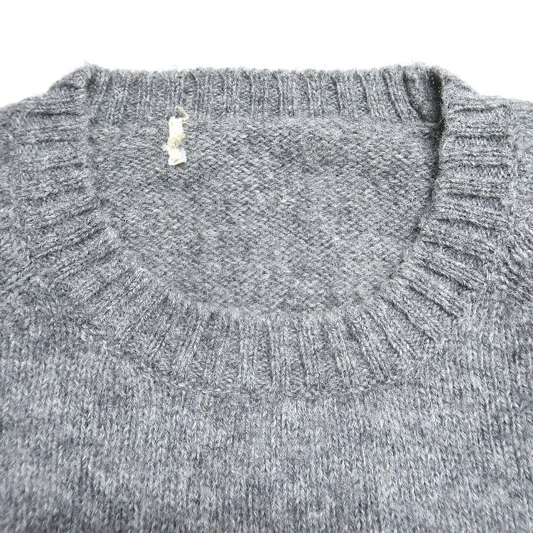 古着 無地 ウールニット セーター グレー 表記：-- gd408286n w60106