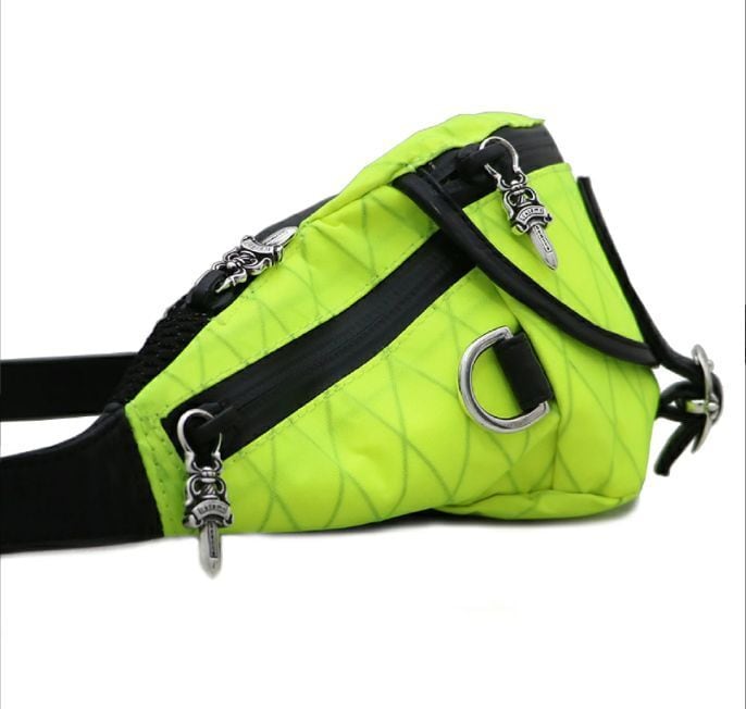 CHROME HEARTS クロムハーツ　ウエストポーチ　レザー　925 #1 CHROME HEARTS クロムハーツ ミニ スナットパック ウエストポーチ