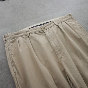 90s Polo by Ralph Lauren POLO CHINO ANDREW "made in USA" beige [W37L30.5相当] 古着