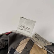 BURBERRY LONDON バーバリー ロンドン 裏チェック タイト スカート サイズ 44 /三陽商会/スナップボタン&フルジップ