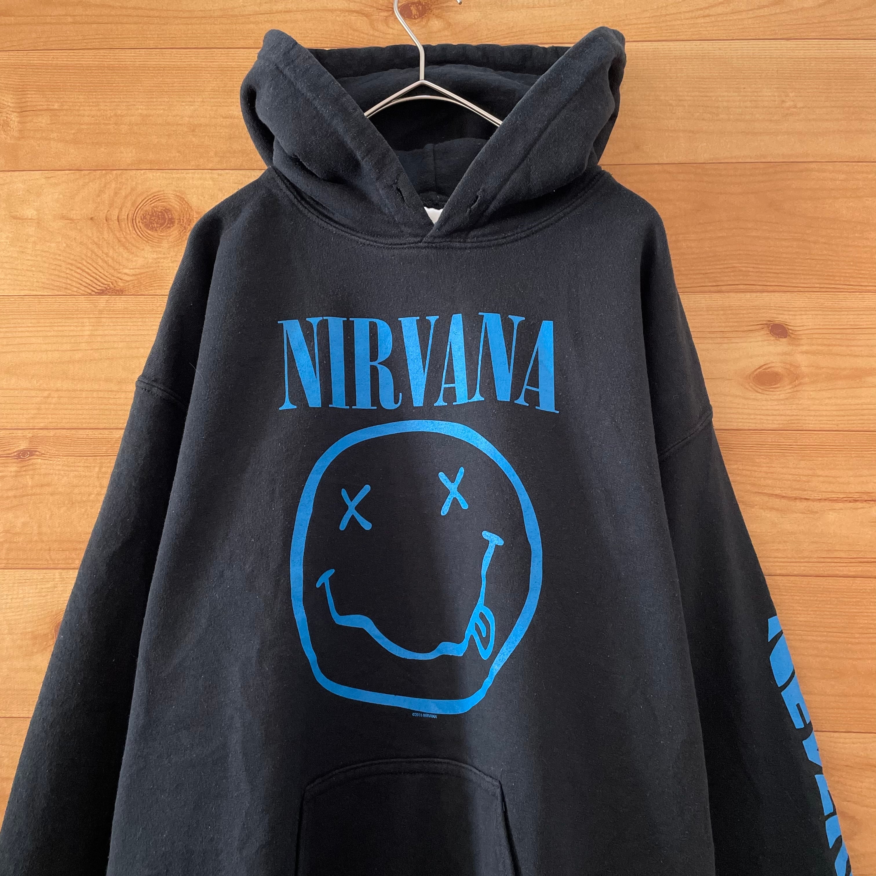 【NIRVANA】ニルバーナプリントパーカー ロック used AS106