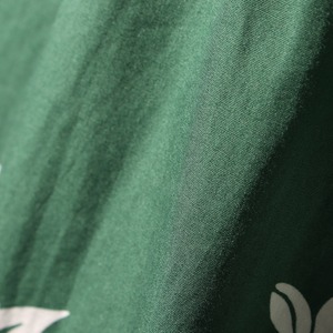 美品 M ポロラルフローレン 半袖開襟アロハシャツ 緑 グリーン 総柄 polo ralph lauren