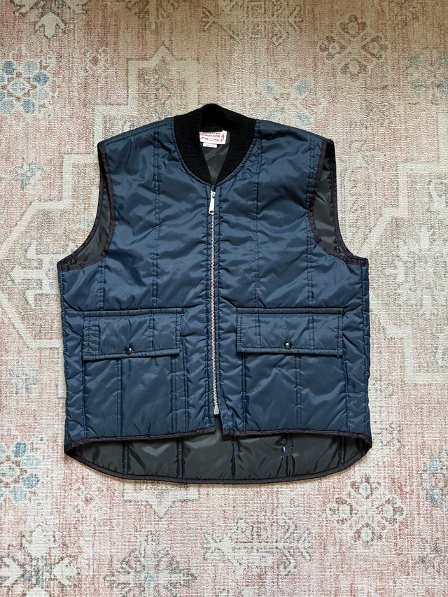70s / Vintage ボロ / Quilting Vest / REPAIR