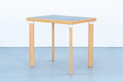 Alvar Aalto | H-leg Table black linoleum