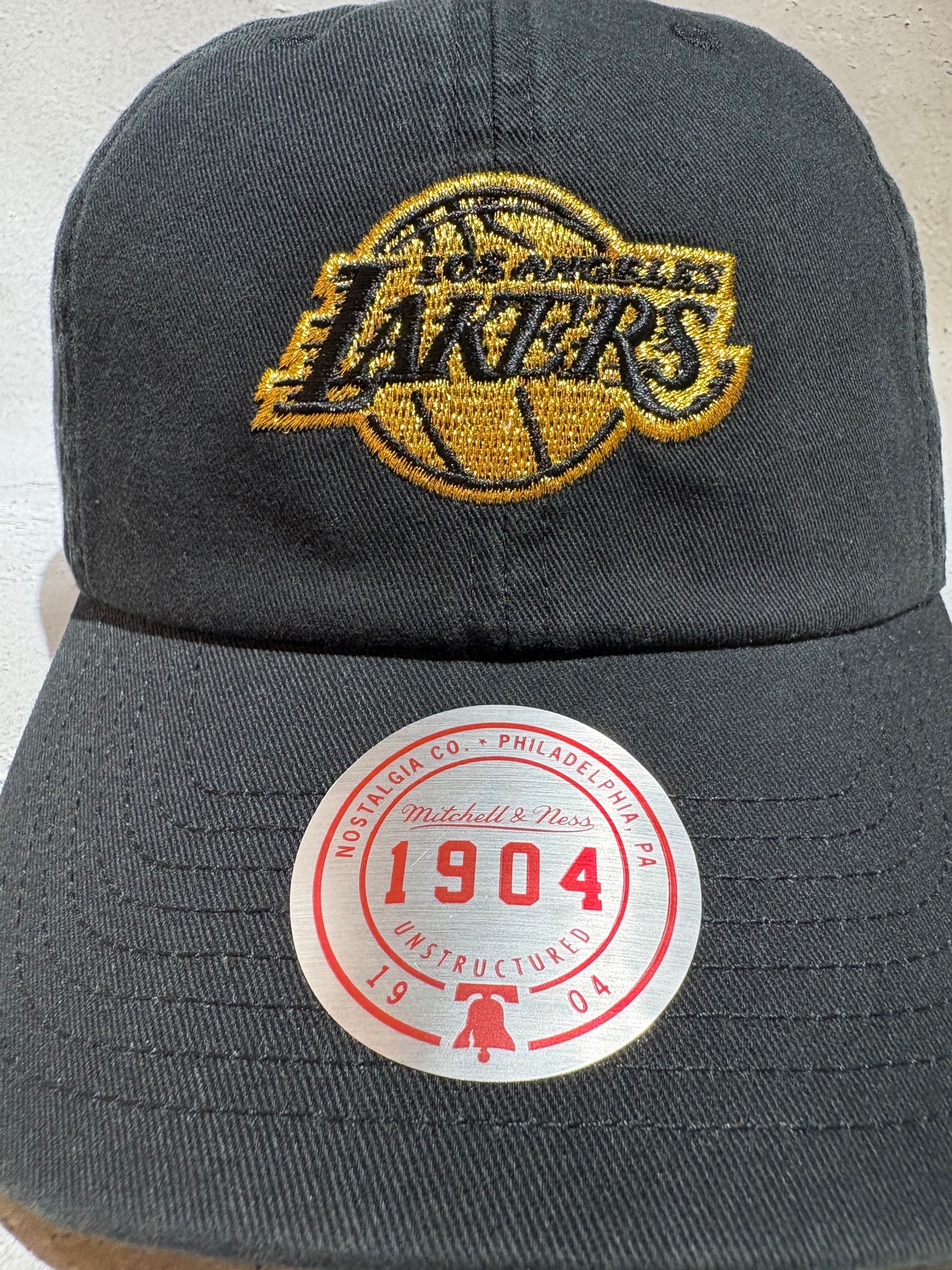 Mitchell&Ness/ミッチェルアンドネス NBA ロサンゼルス・レイカーズ キャップ ブラック