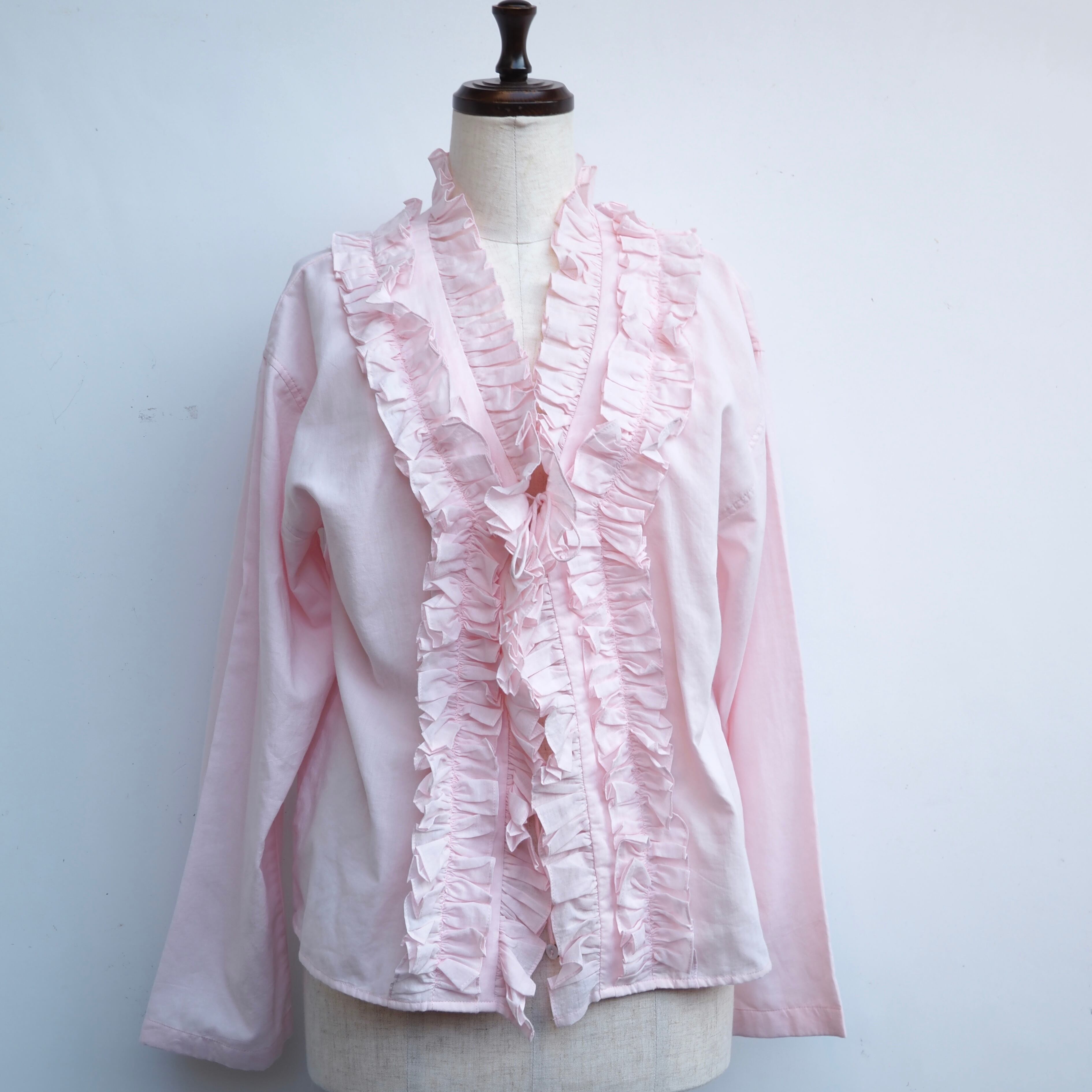 BUNON/Double Frill Cape/フリルケープ(black・ecru)