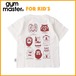 gym master ジムマスター KIDS My habits グラフィックTEE G721701k ホワイト
