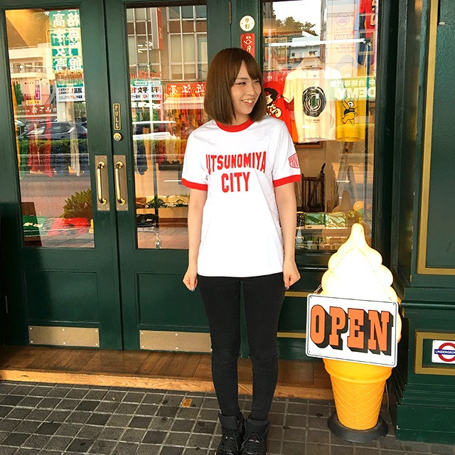 【在庫限り】リンガーTシャツ　UTSUNOMIYA CITY　レッド