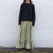 【USED】60～70's Vintage 小花柄 ティアード  ロング スカート