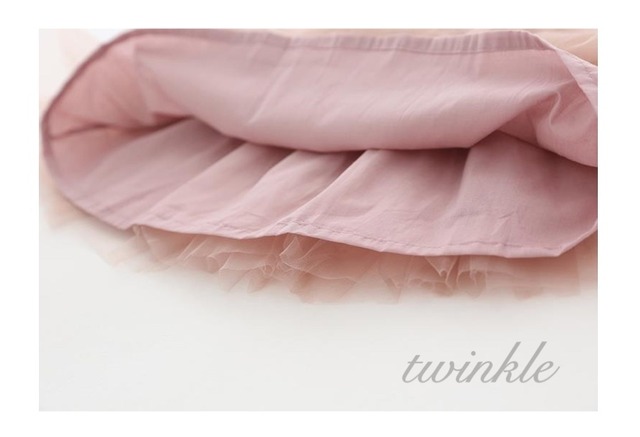 即納②点set　baby tulle dress  pink　一部取寄せ