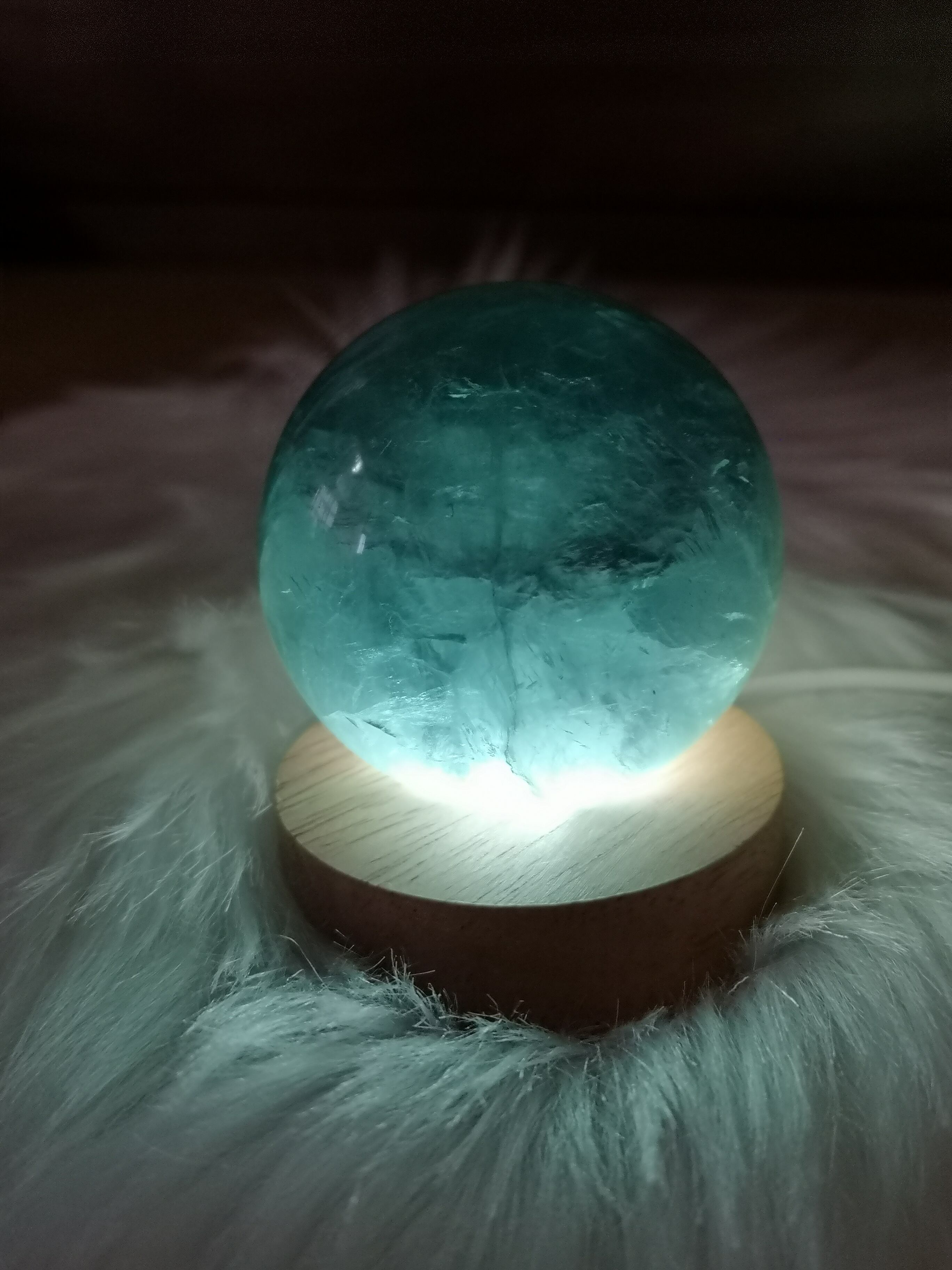 射手座満月でパワーチャージ!!虹あり！ブルーグリーンフローライト