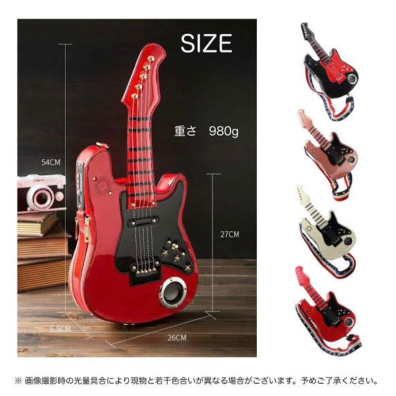 まとめて36枚新品 ギター型バッグ ショルダーバッグ 個性的 ギターデザイン