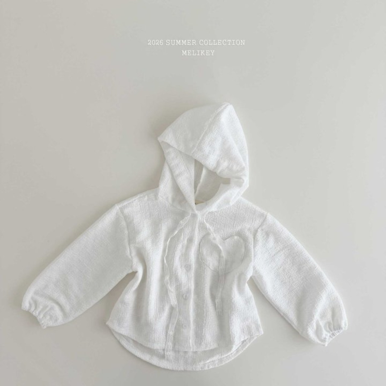 [MELIKEY] Cube Hoodie Shirt (JS/JM) / [미라이키] 큐브후드남방 (JS/JM)